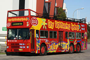 MCW Metrobus ML40 operating with City Sightseeing, Sydney