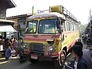 Buses in Burma - Last updated 5th May 2011