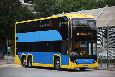 The first electric double-decker for Hong Kong