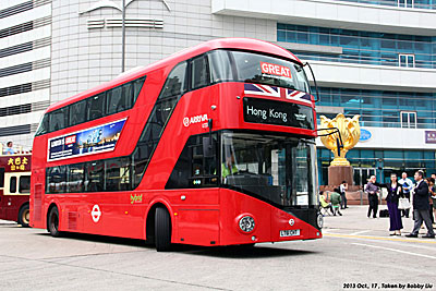 New Bus for London in Hong Kong - October 2013