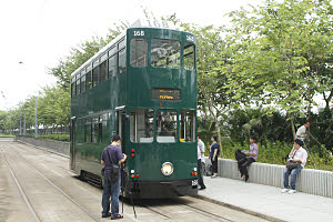 Newly rebuilt Tram No. 168